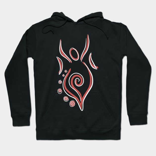 Abstract Goddess Hoodie by Idanitee